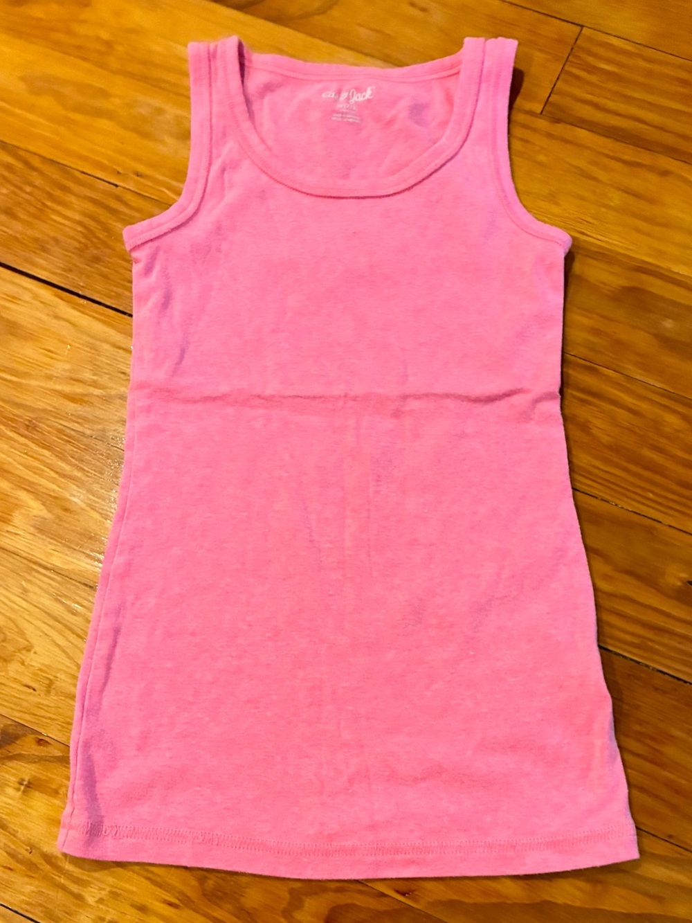 Cat & Jack Bright Pink Girls' Tank Top Size M 7/8